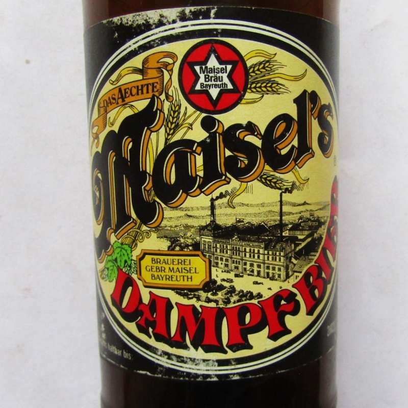 Old German Maisels Weisse Beer Bottle with Cap