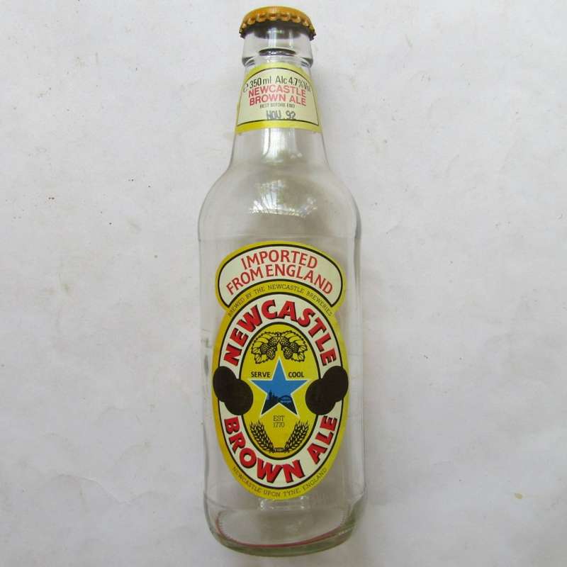 Old Newcastle Brown Ale 350ml Beer Bottle with Cap