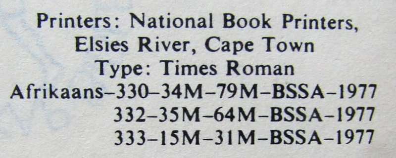 1977 SADF Afrikaans Pocket Bible