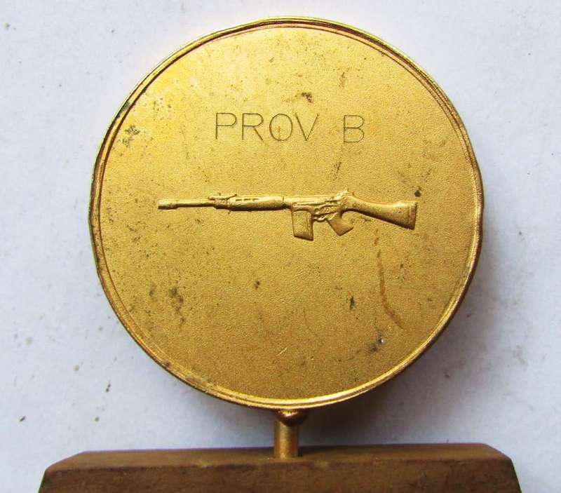 Old Wes Transvaal Diens Skiet / Service Shooting Medal Plaque