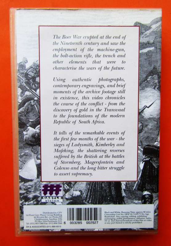 The Story of the Boer War - VHS Video Tape (1993)