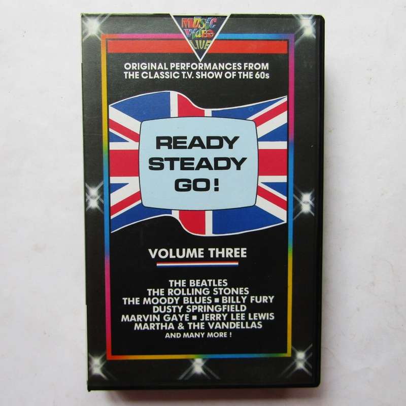 Ready Steady Go! - The Beatles and Rolling Stones - VHS Video Tape (1989)