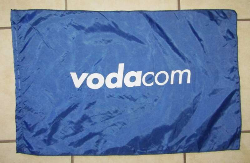 Old Vodacom Springbok Rugby Flag