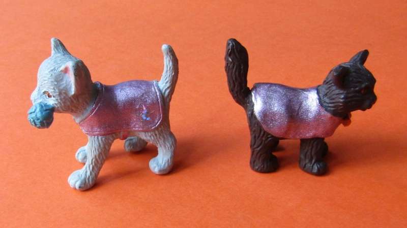 2 Kitty in My Pocket Figures from 1995