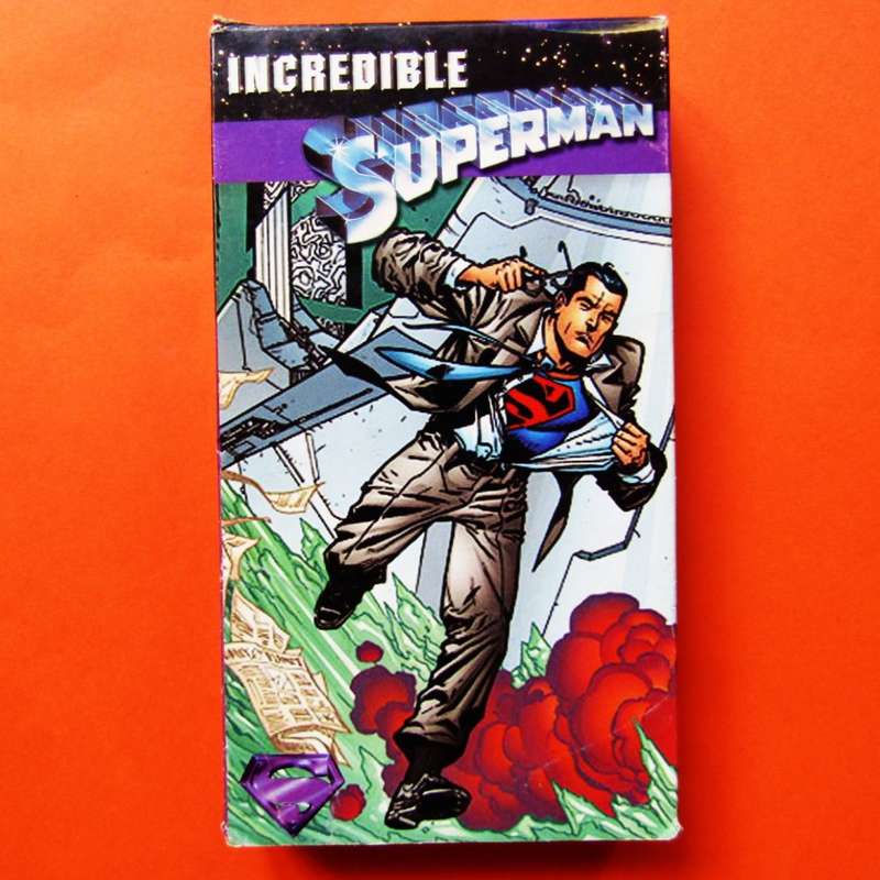 Incredible Superman - Cartoon VHS Video Tape (2002)