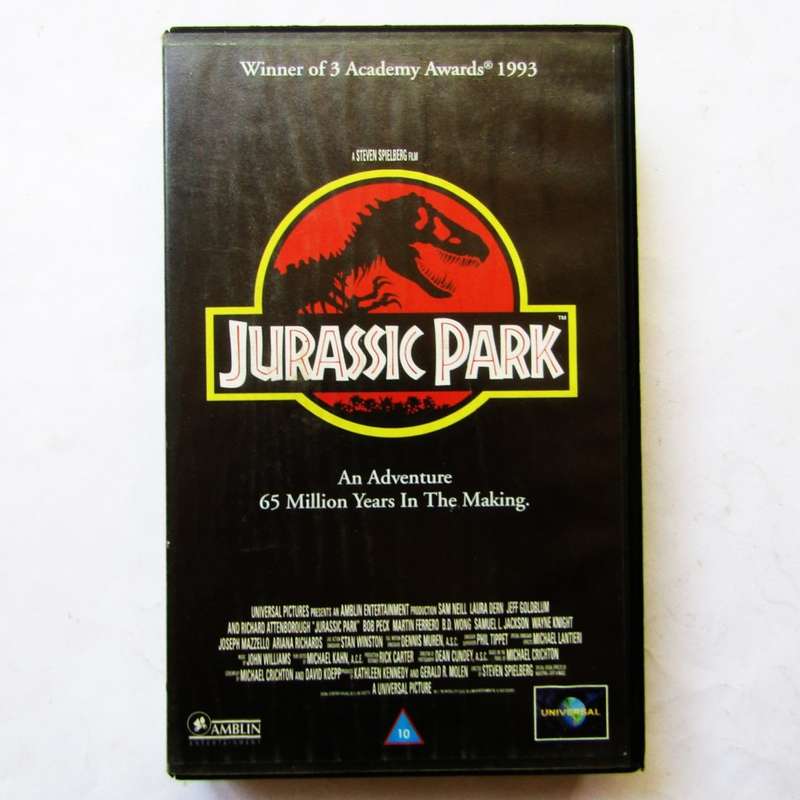 Jurassic Park - Steven Spielberg - Movie VHS Tape (1993)