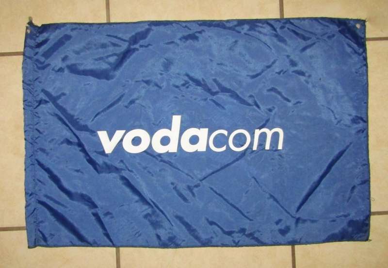 Old Vodacom Springbok Rugby Flag