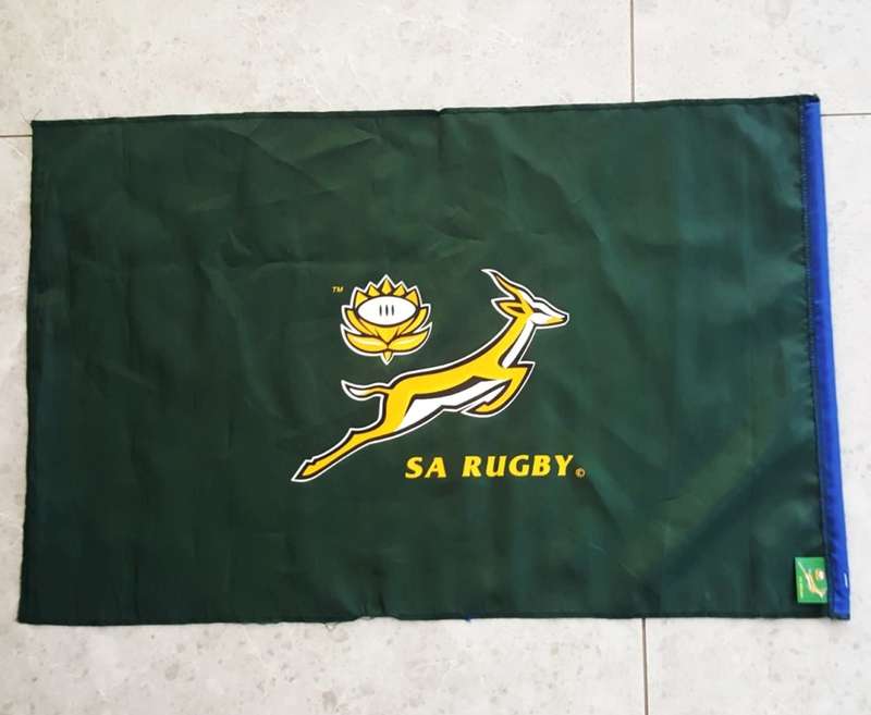 Old Vodacom Springbok Rugby Flag