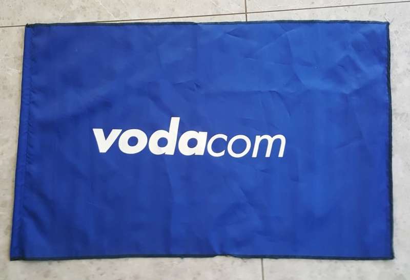 Old Vodacom Springbok Rugby Flag