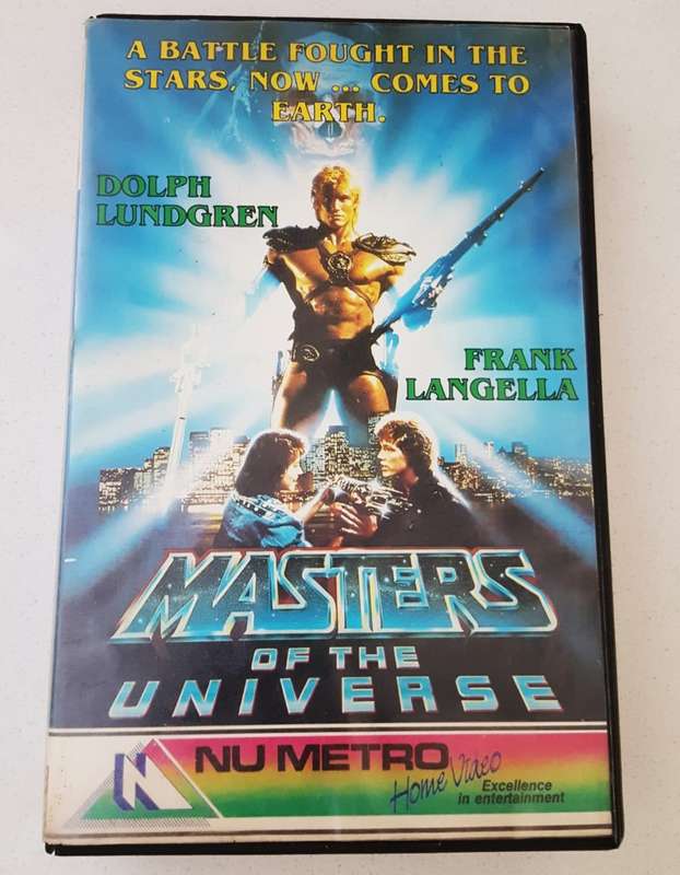 Masters of the Universe - Movie VHS Tape (1987)