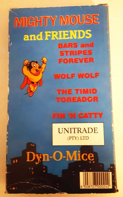 Mighty Mouse - Cartoon VHS Video Tape