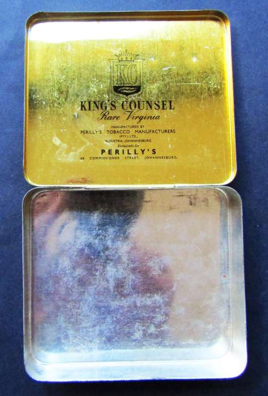 Old King`s Counsel Metal Cigarette Tin