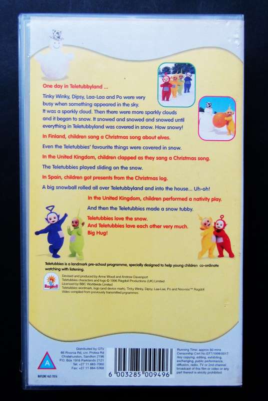Teletubbies and the Snow - VHS Video Tape (1998)