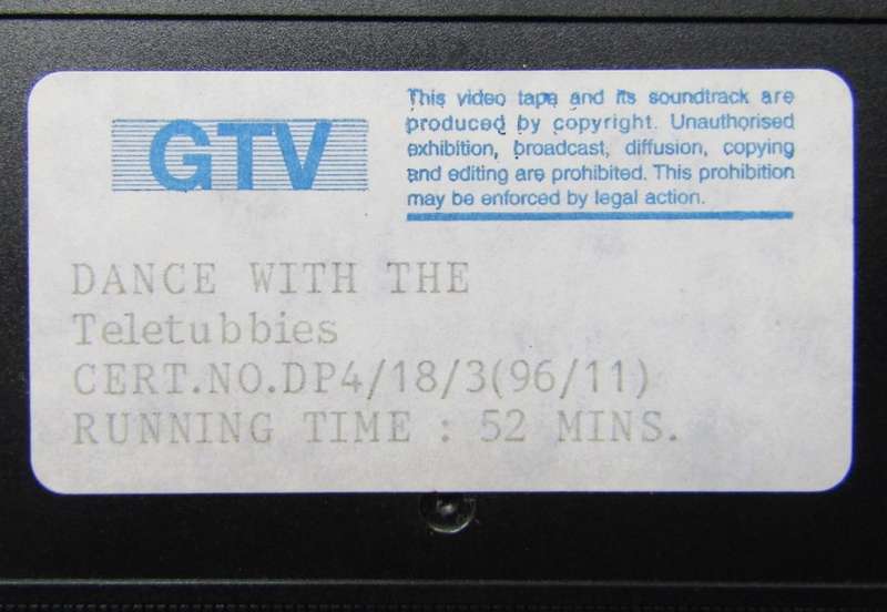 Dance with the Teletubbies - VHS Video Tape (1996)