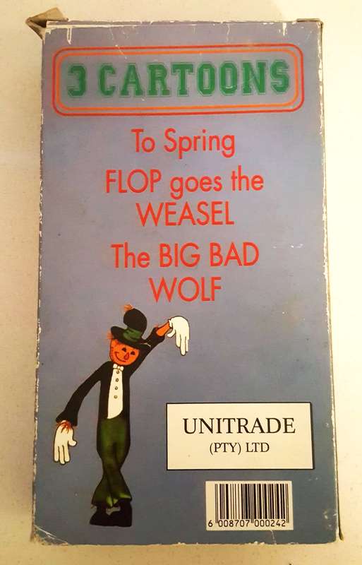 The Big Bad Wolf - Cartoon VHS Video Tape