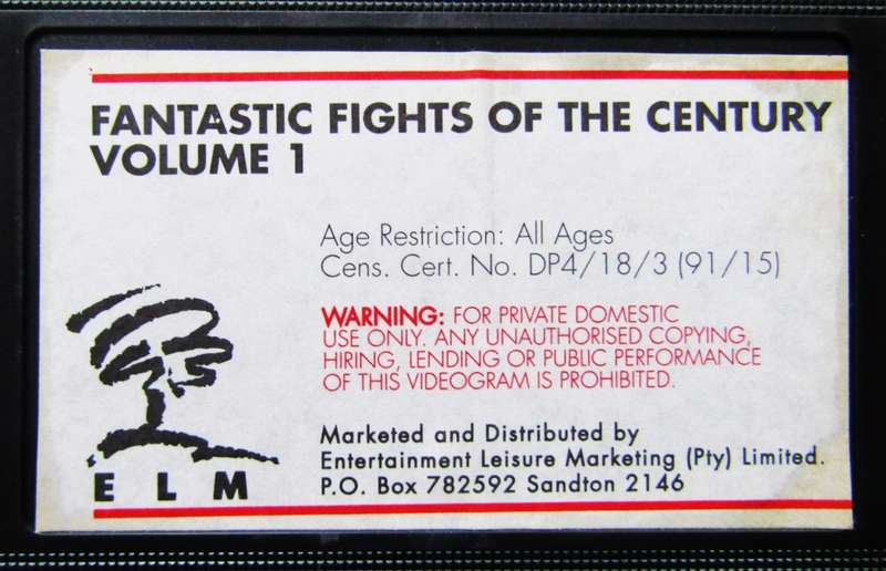 Fantastic Fights of the Century - Boxing VHS Video Tape (1991)