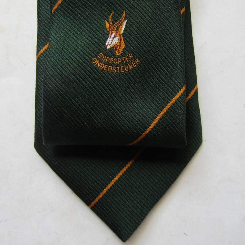 Old Springbok Rugby Supporter Neck Tie