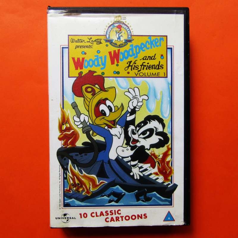 Woody Woodpecker Vol 1 - VHS Video Tape (1990)