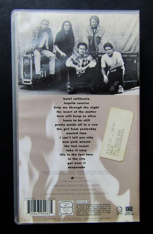 Eagles - Hell Freezes Over - VHS Video Tape (1994)