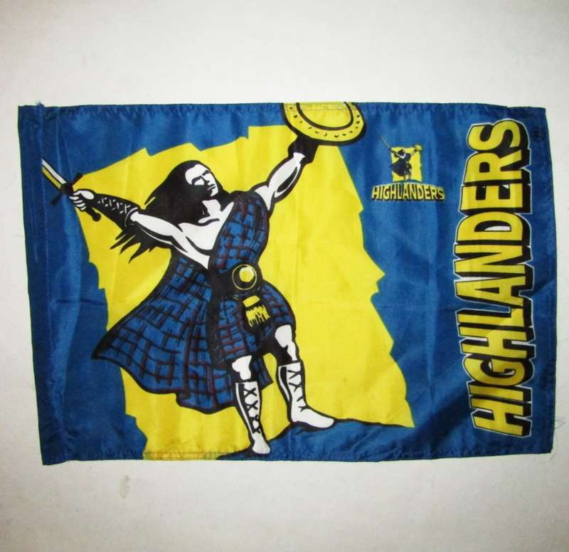 Small Highlanders Rugby Flag