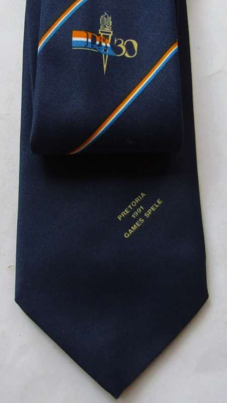 1991 RSA Games in Pretoria Neck Tie