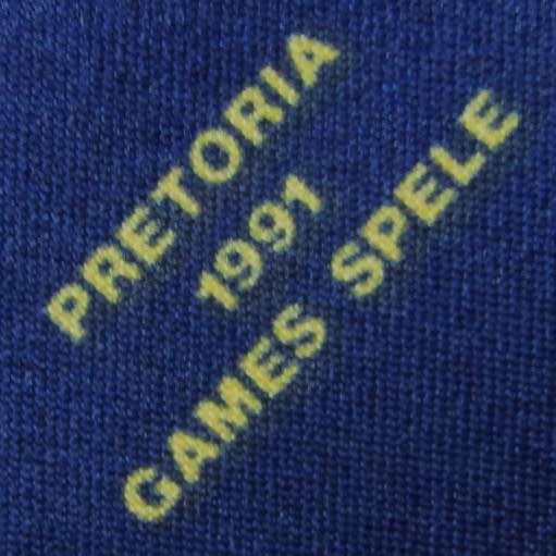 1991 RSA Games in Pretoria Neck Tie