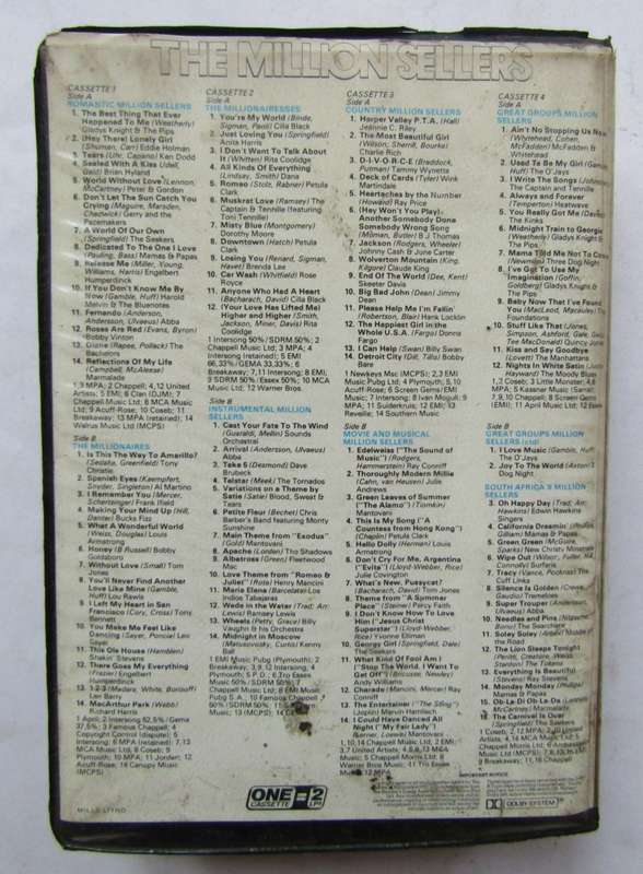 Old AA Car Music Cassette Tape Set