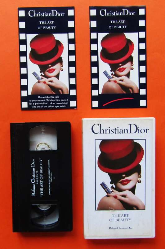 Old Christian Dior Advertising VHS Video Tape
