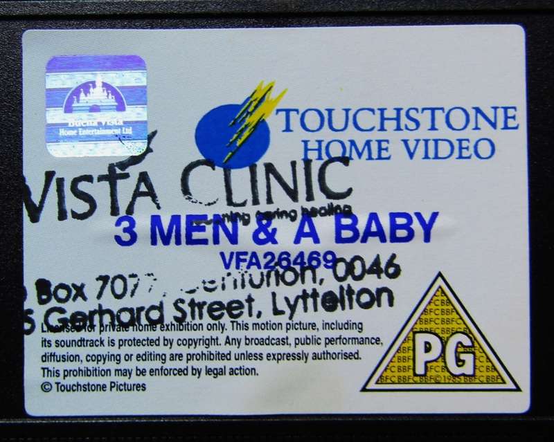 Three Men and a Baby - Tom Selleck - Movie VHS Tape