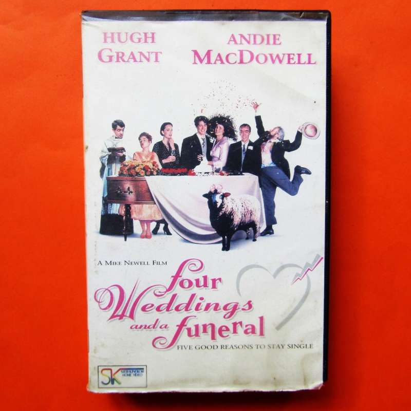 Four Weddings and a Funeral - Movie VHS Tape (1994)