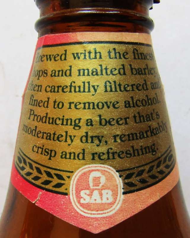 Old SAB Chandler`s Beer Bottle with Cap