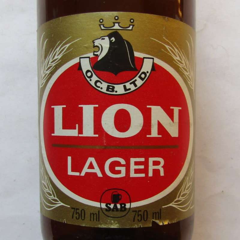 Old Lion Lager 750ml Beer Bottle with Cap