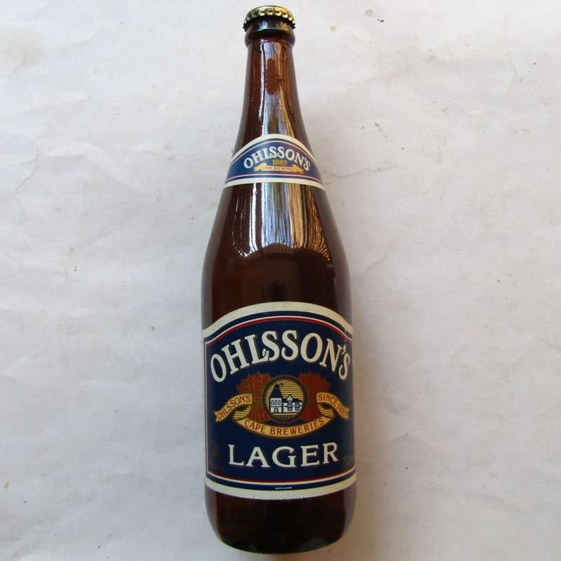 Old Ohlsson`s Lager 750ml Beer Bottle with Cap