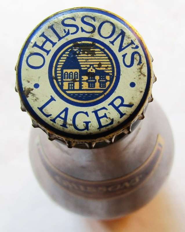 Old Ohlsson`s Lager 750ml Beer Bottle with Cap