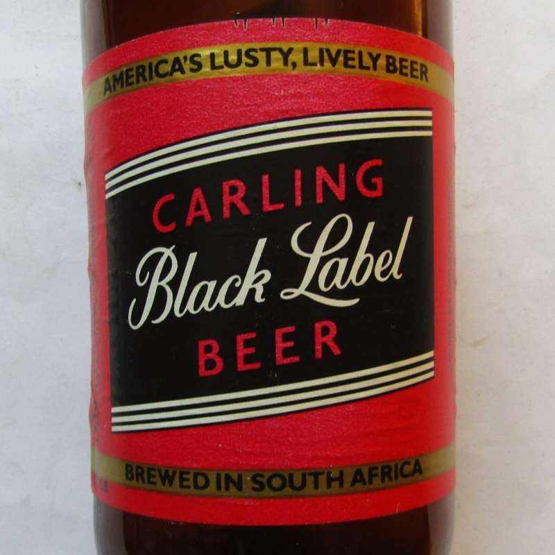 Old Carling Black Label 750ml Beer Bottle with Cap
