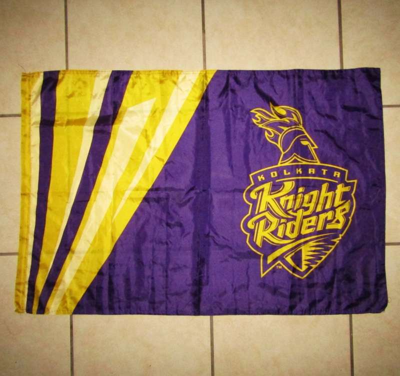 Old Kolkata Knight Riders IPL Cricket Flag