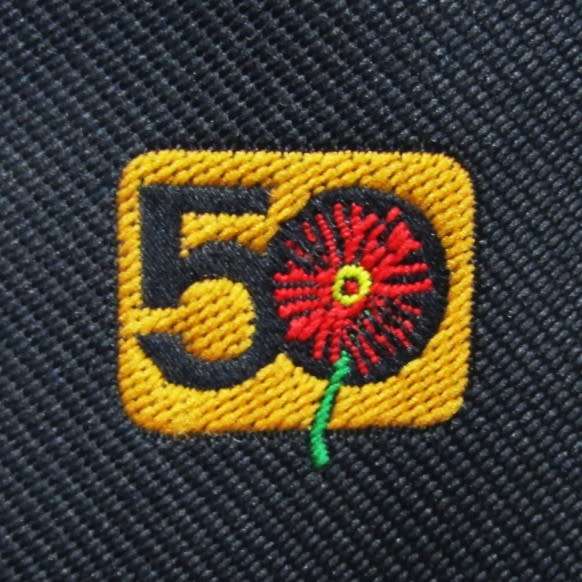 1988 Noord Transvaal Rugby 50 Year Neck Tie