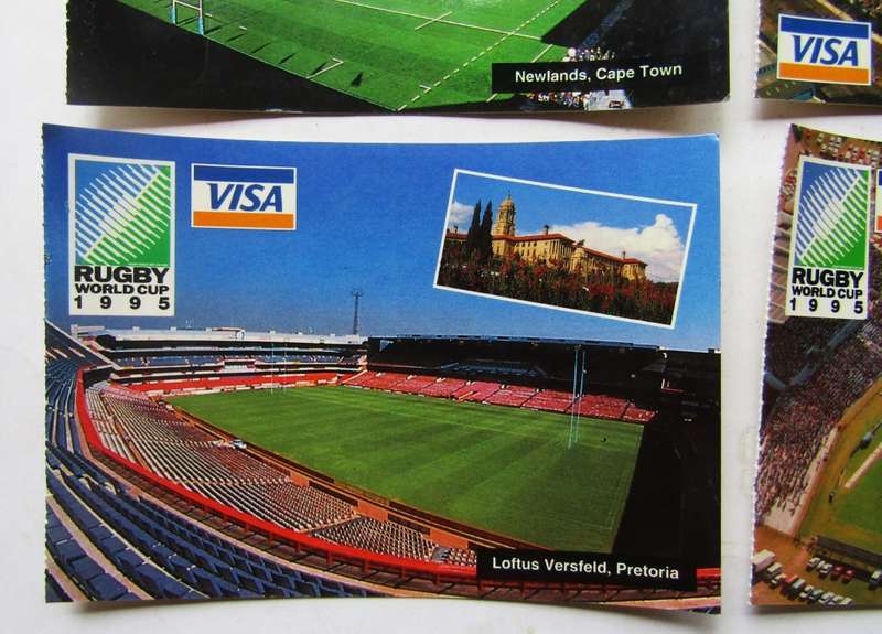 1995 Rugby World Cup Stadiums Postcards