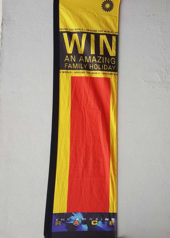 Large BP Amazing Race Advertising Banner