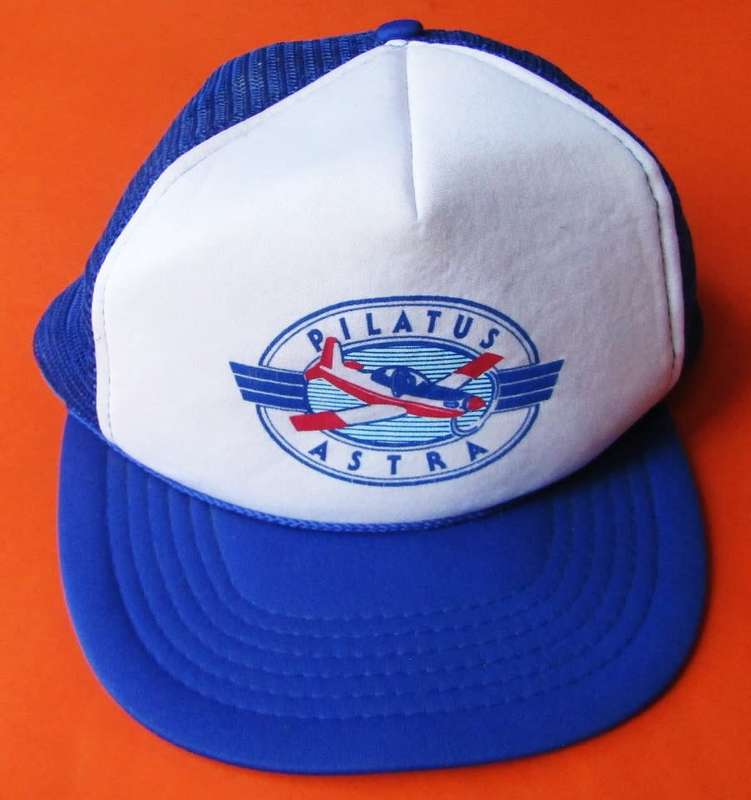 Old Pilatus Astra Aircraft Cap