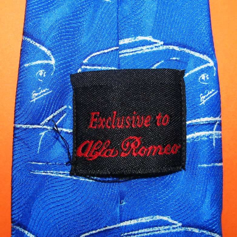 Old Alfa Romeo Motors Neck Tie