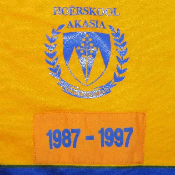 1997 Hoërskool Akasia Number 19 Players Rugby Jersey