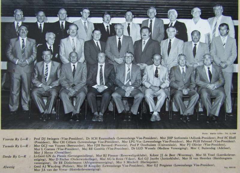 1985 Noord Transvaal Rugby Union Framed Photo