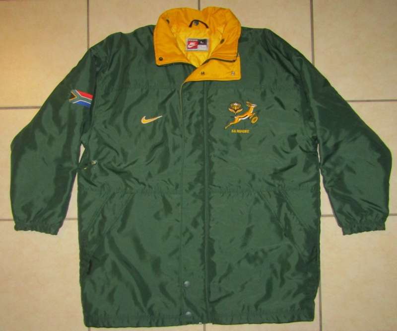 Old Nike Springbok Rugby Tracksuit Jacket - Large Size