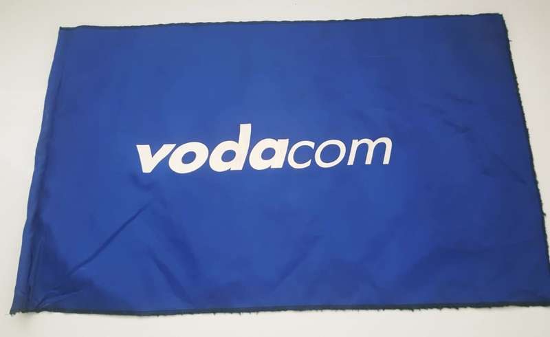 Old Vodacom Springbok Rugby Flag