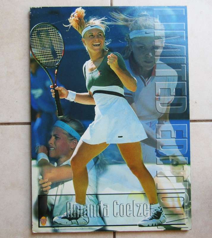 1998 Amanda Coetzer Tennis Hardboard Image