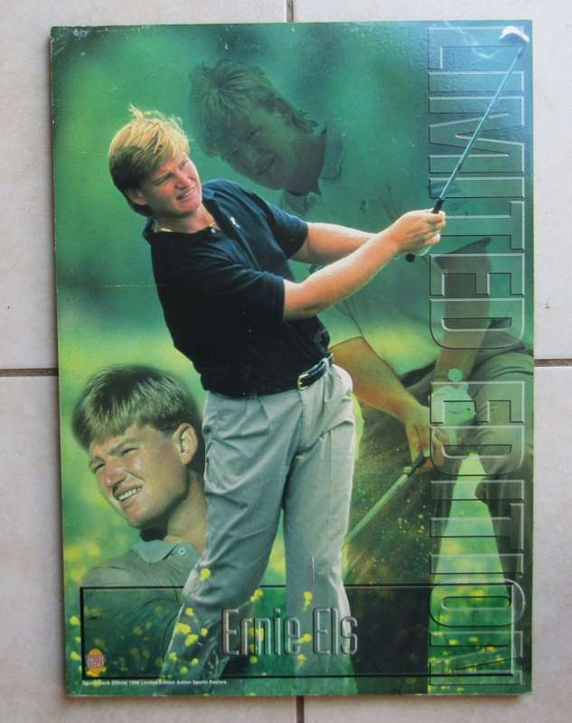 1998 Ernie Els Golf Hardboard Image