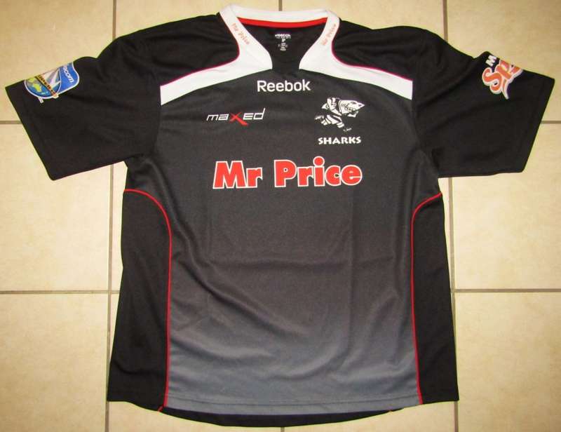 Old Reebok Sharks Super 14 Rugby Jersey - Size 3XL