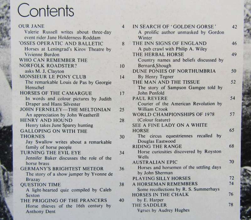 1980 Horse Riding Annual