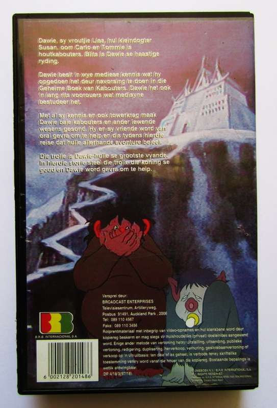 Dawie die Kabouter - VHS Video Tape (1997)